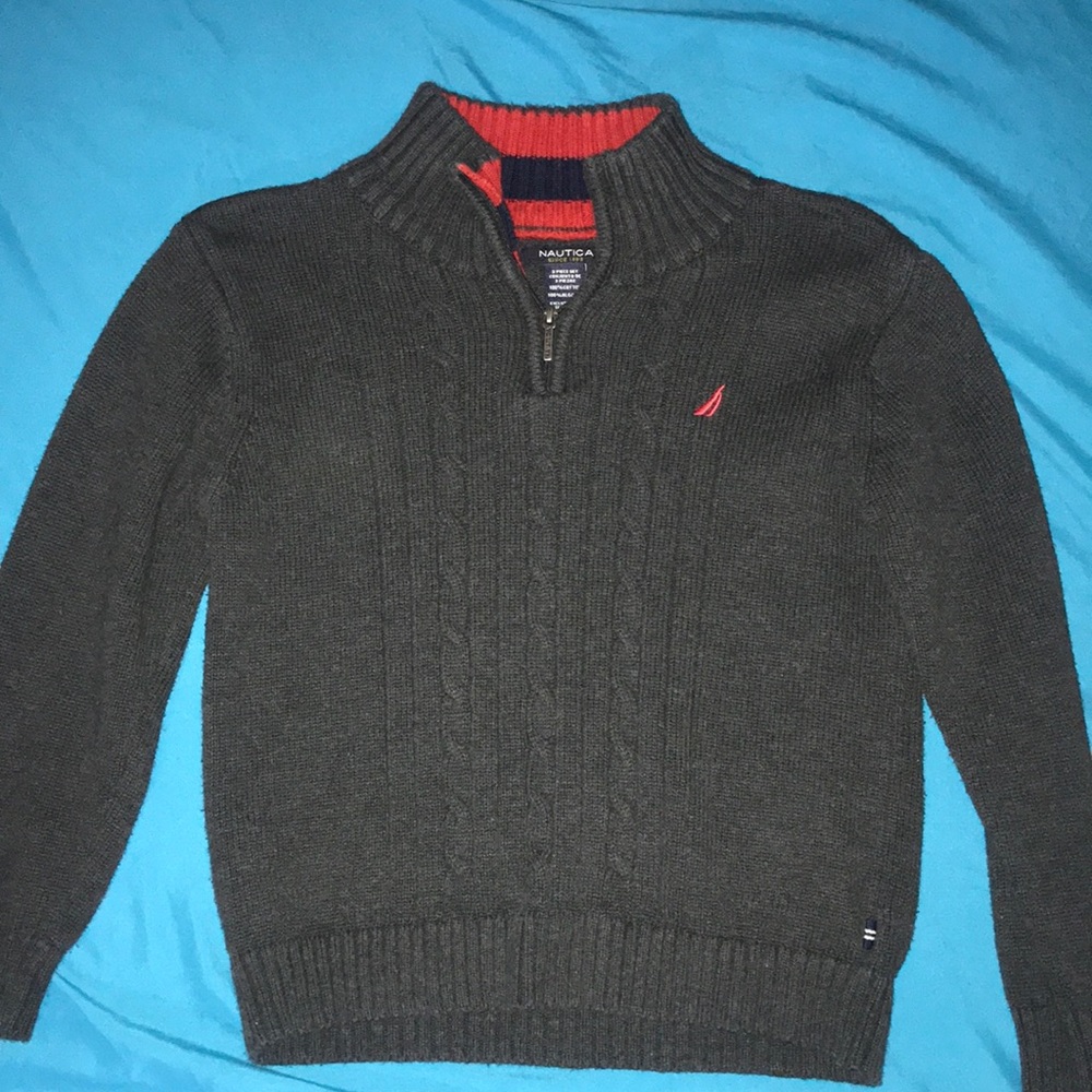 Boys Nautica sweater shirt.